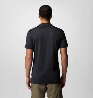 Men's Tech Trail Utility Polo, Color: Black, image 7