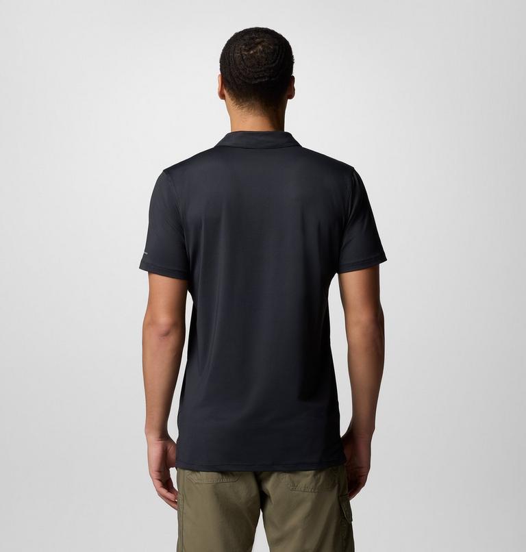 Polo Fonctionnel Tech Trail Homme, Color: Black, image 3