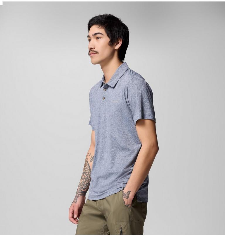 Tech Trail Utility Polo, Color: Collegiate Navy Heather, image 4