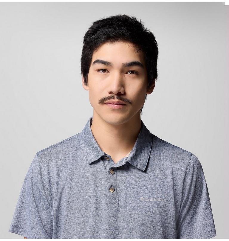 Tech Trail Utility Polo, Color: Collegiate Navy Heather, image 5
