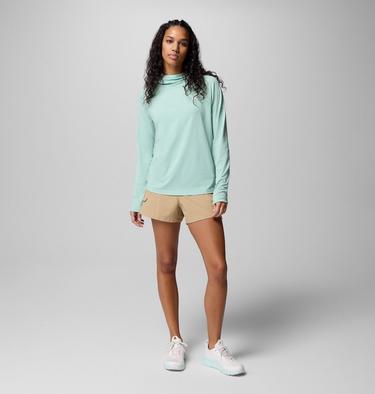Women's PFG Wild Cast Sun Hoodie, Color: Misty Jade, image 4
