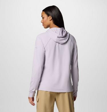Women's PFG Wild Cast Sun Hoodie, Color: Lavender Pearl, image 8