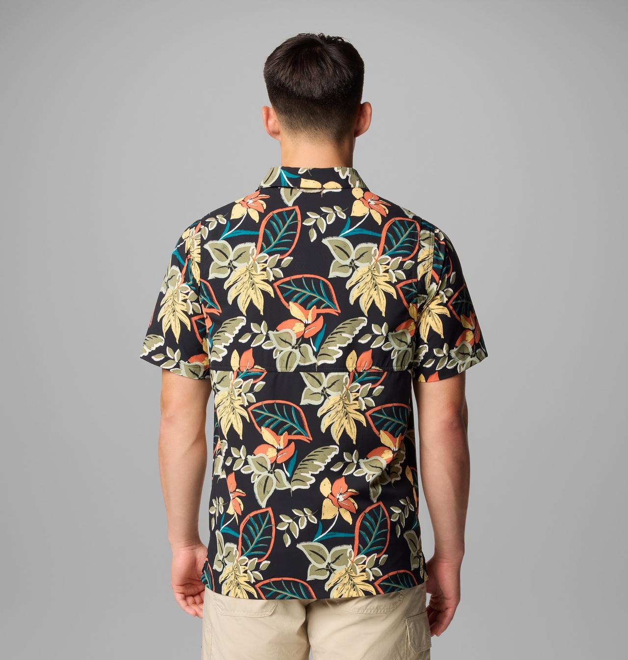 Men's Tech Trail™ Utility Printed Woven Short Sleeve Shirt | 010 | XXL 3