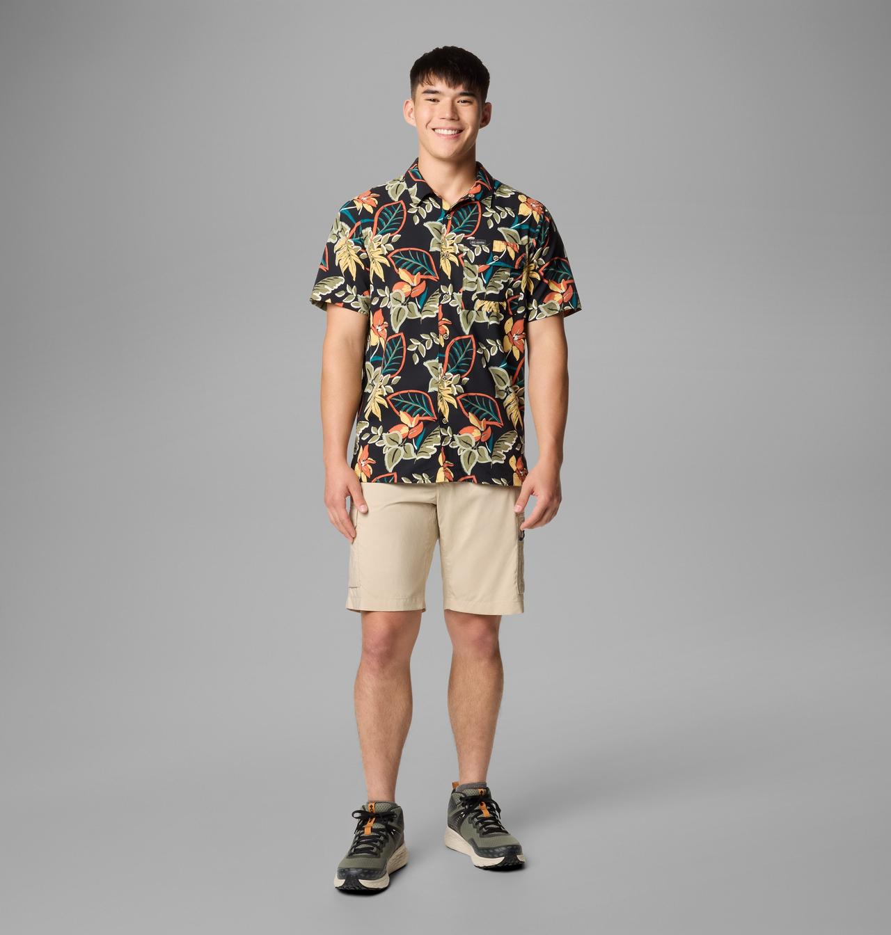 Men's Tech Trail™ Utility Printed Woven Short Sleeve Shirt | 010 | XXL 2