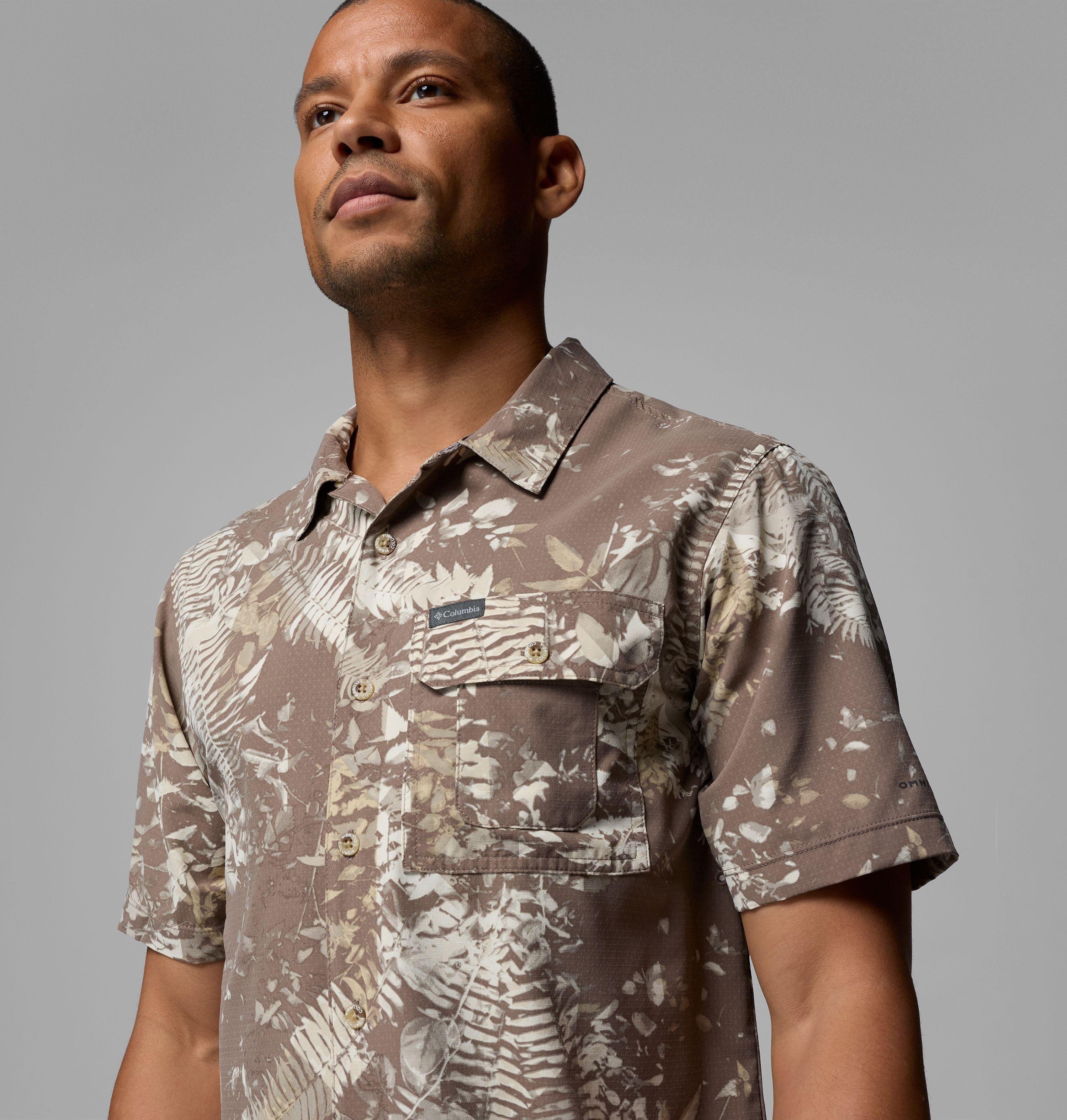 Men's Tech Trail™ Utility Printed Woven Short Sleeve Shirt | 254 | XL 5