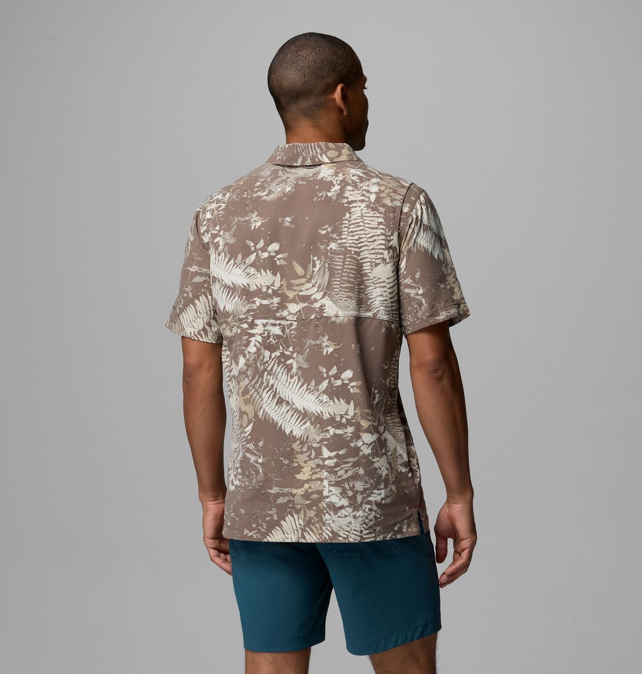 Men's Tech Trail™ Utility Printed Woven Short Sleeve Shirt | 254 | L 3