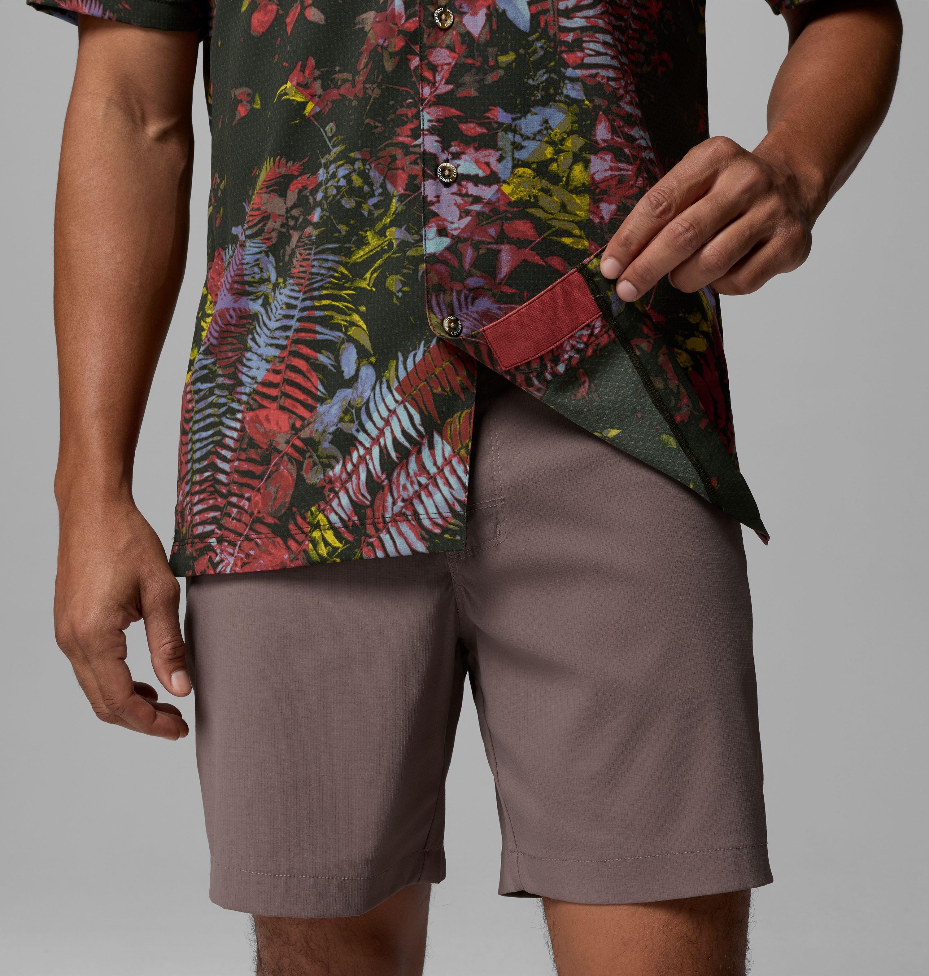 Men's Tech Trail Utility Printed Woven Short Sleeve Shirt 6