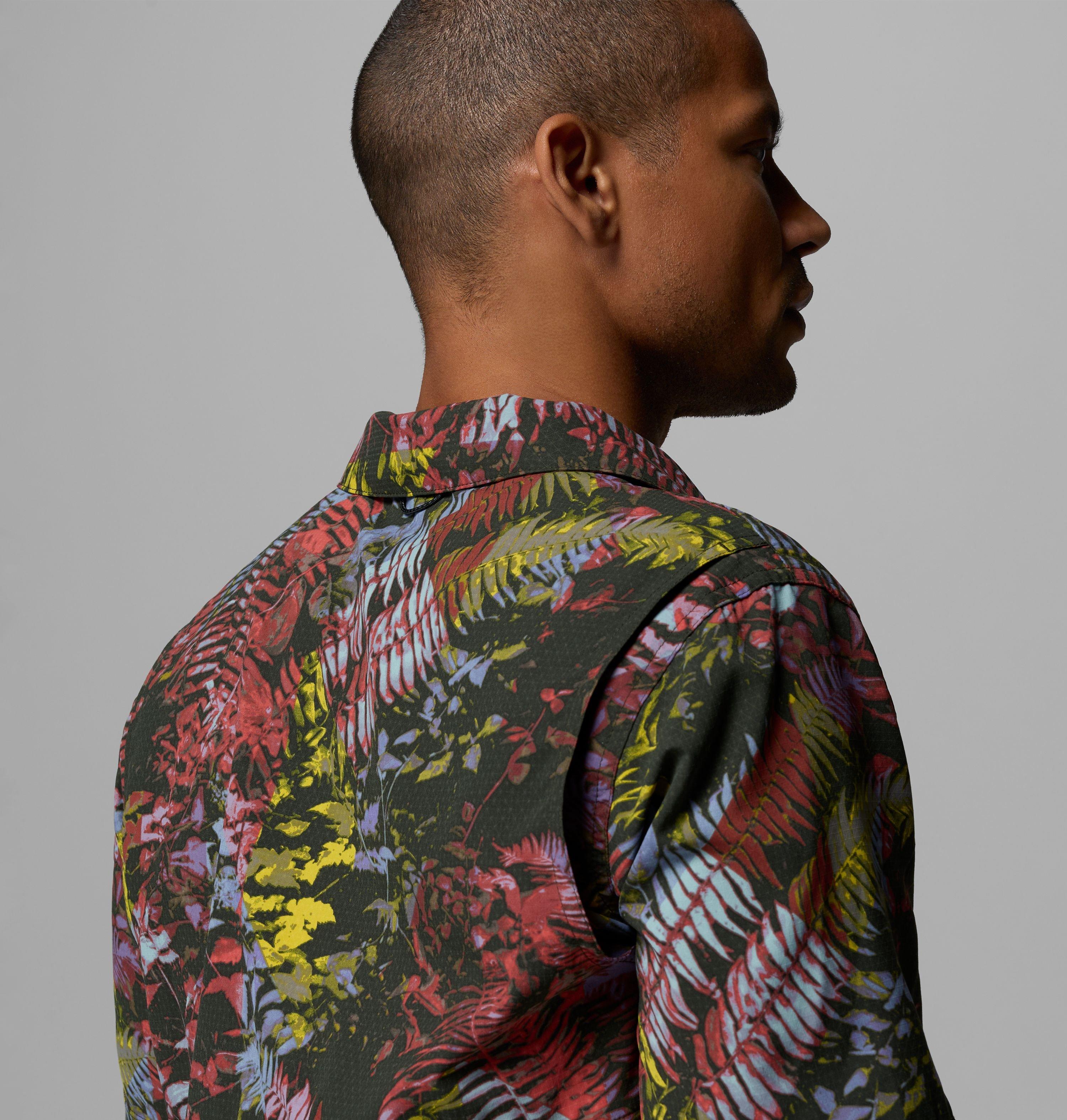 Men's Tech Trail Utility Printed Woven Short Sleeve Shirt 7