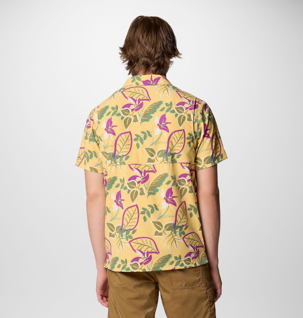Men's Tech Trail™ Utility Printed Woven Short Sleeve Shirt | 715 | S 3
