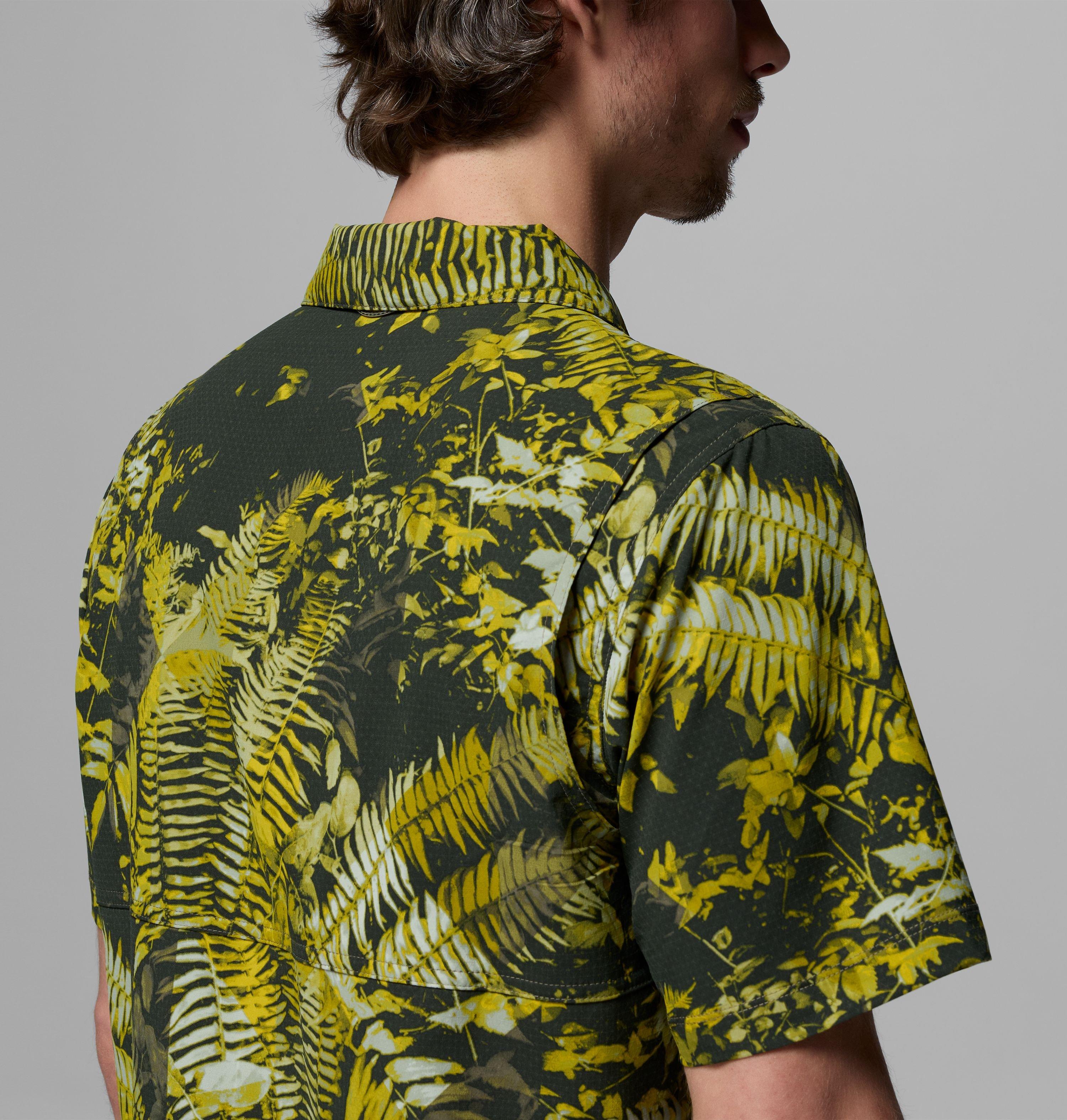 Men's Tech Trail Utility Printed Woven Short Sleeve Shirt 7