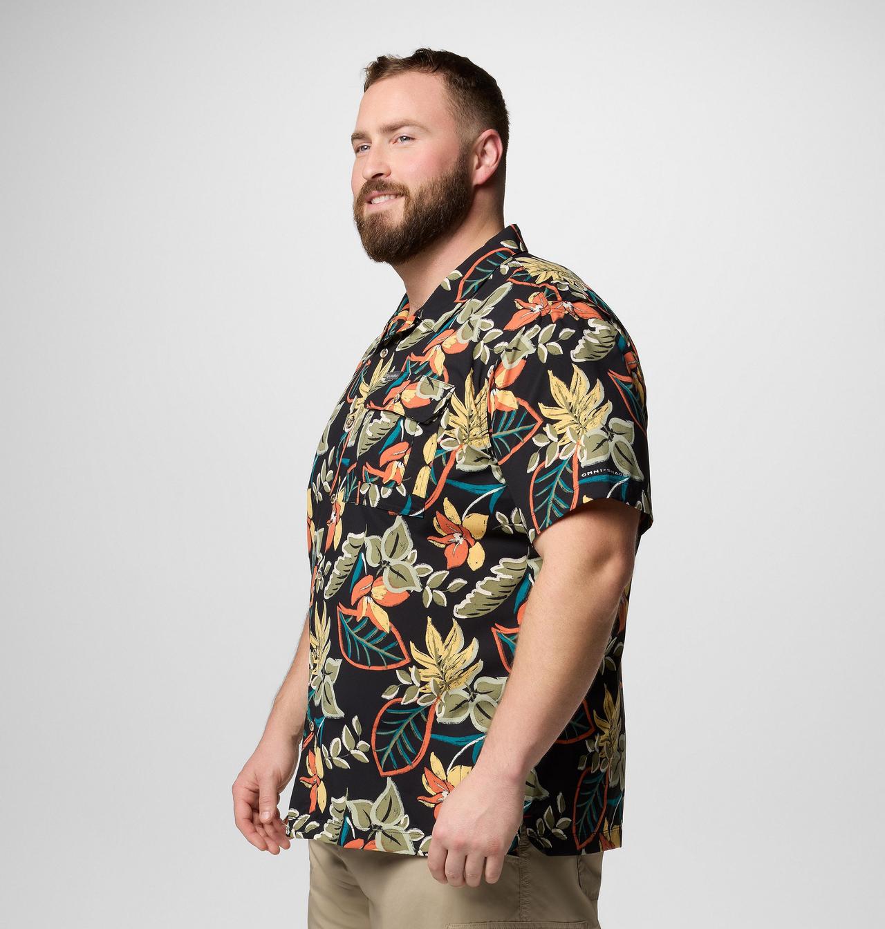 Men's Tech Trail™ Utility Printed Woven Short Sleeve Shirt - Big 4