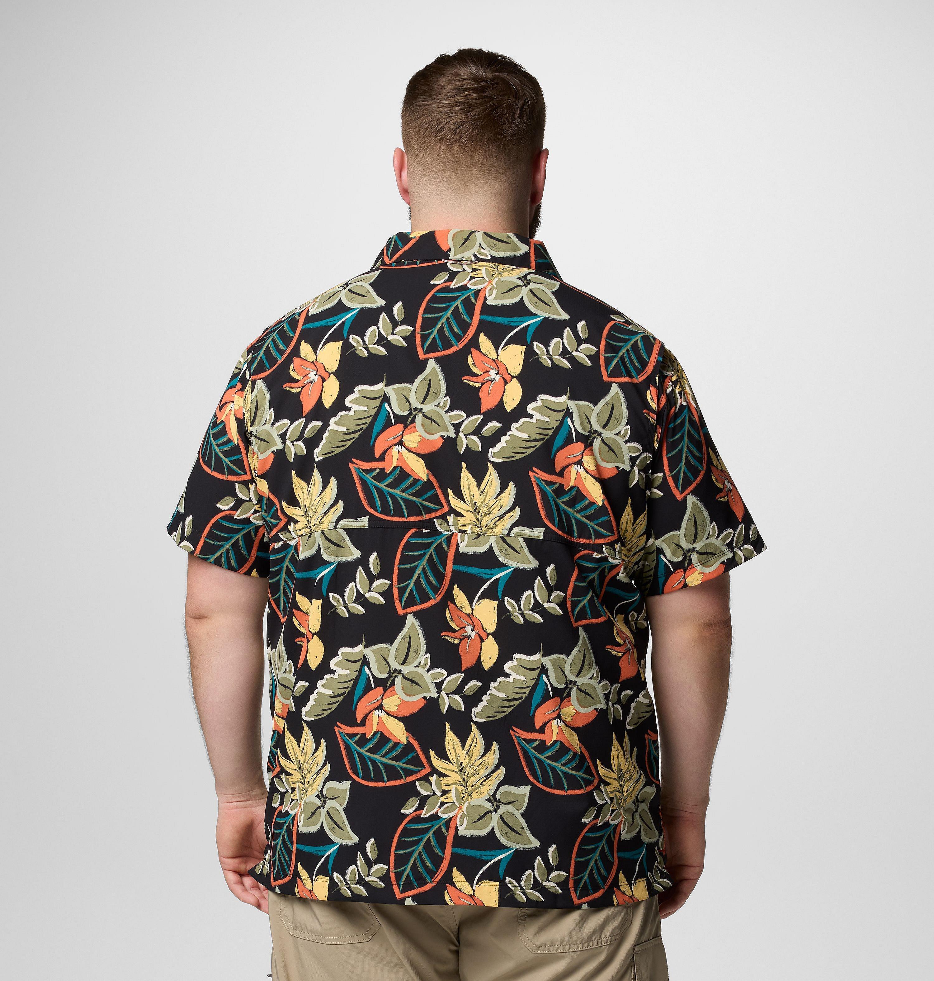 Men's Tech Trail Utility Printed Woven Short Sleeve Shirt - Big 3