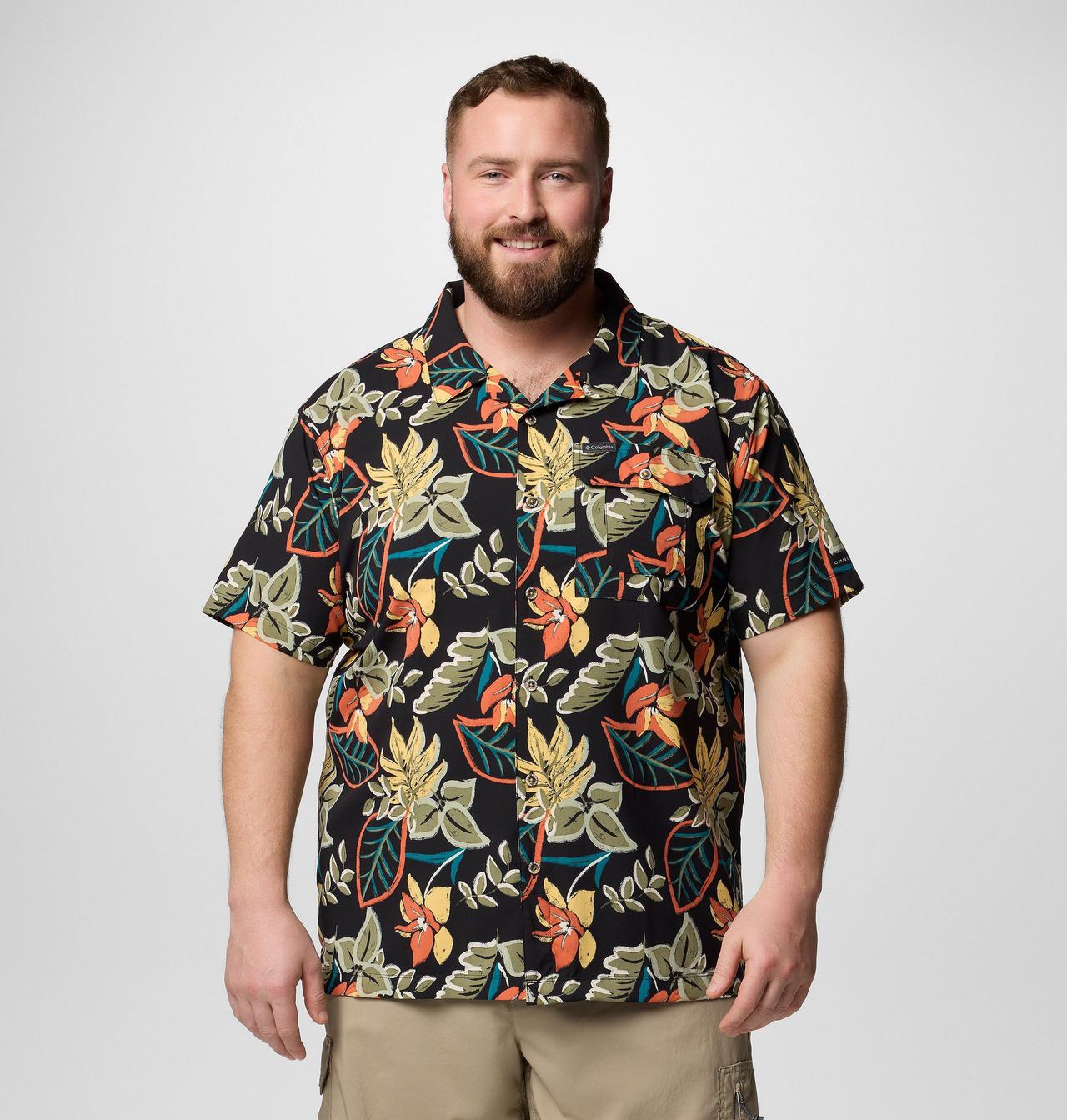 Men's Tech Trail™ Utility Printed Woven Short Sleeve Shirt - Big 1