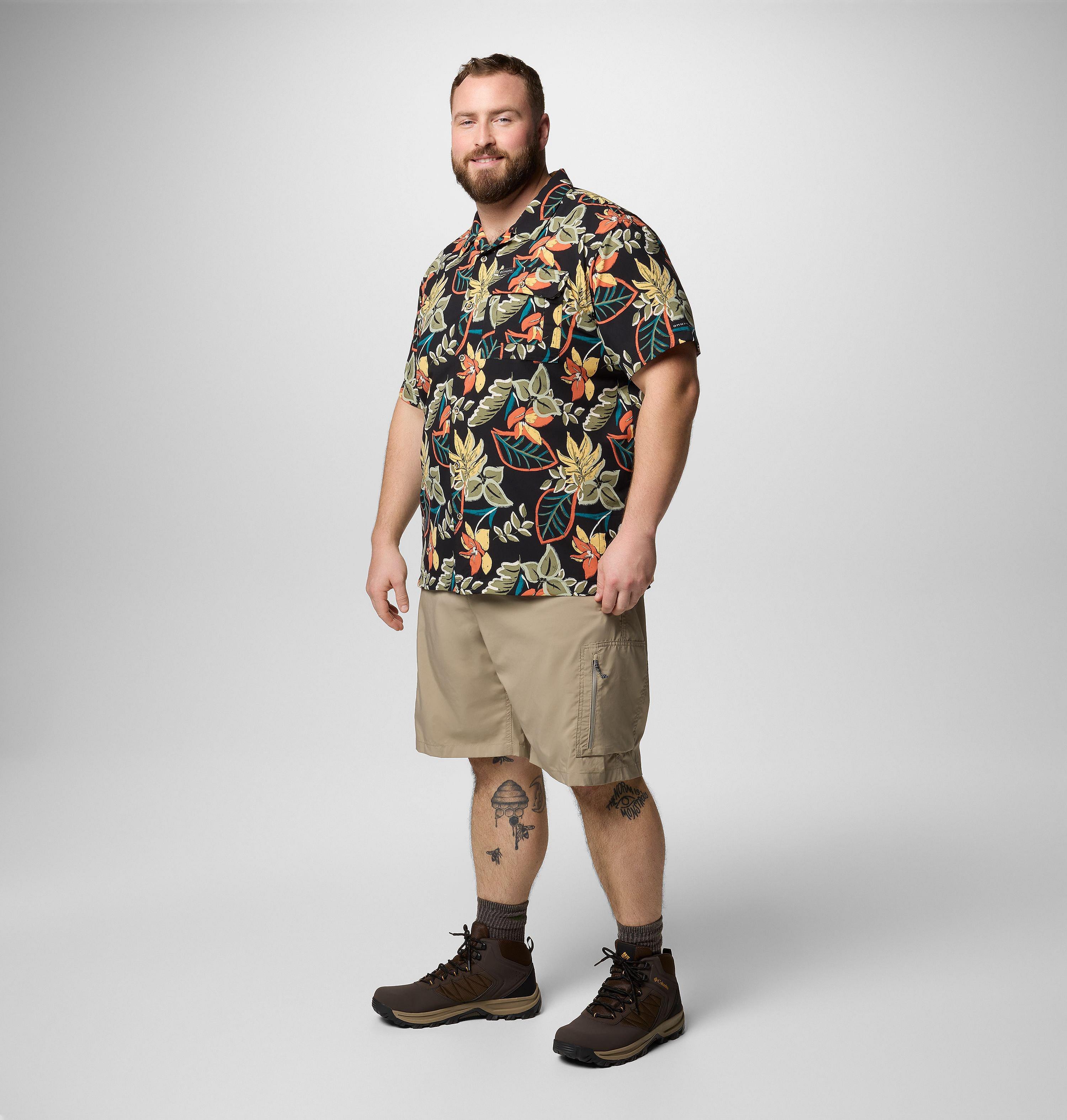Men's Tech Trail Utility Printed Woven Short Sleeve Shirt - Big 2