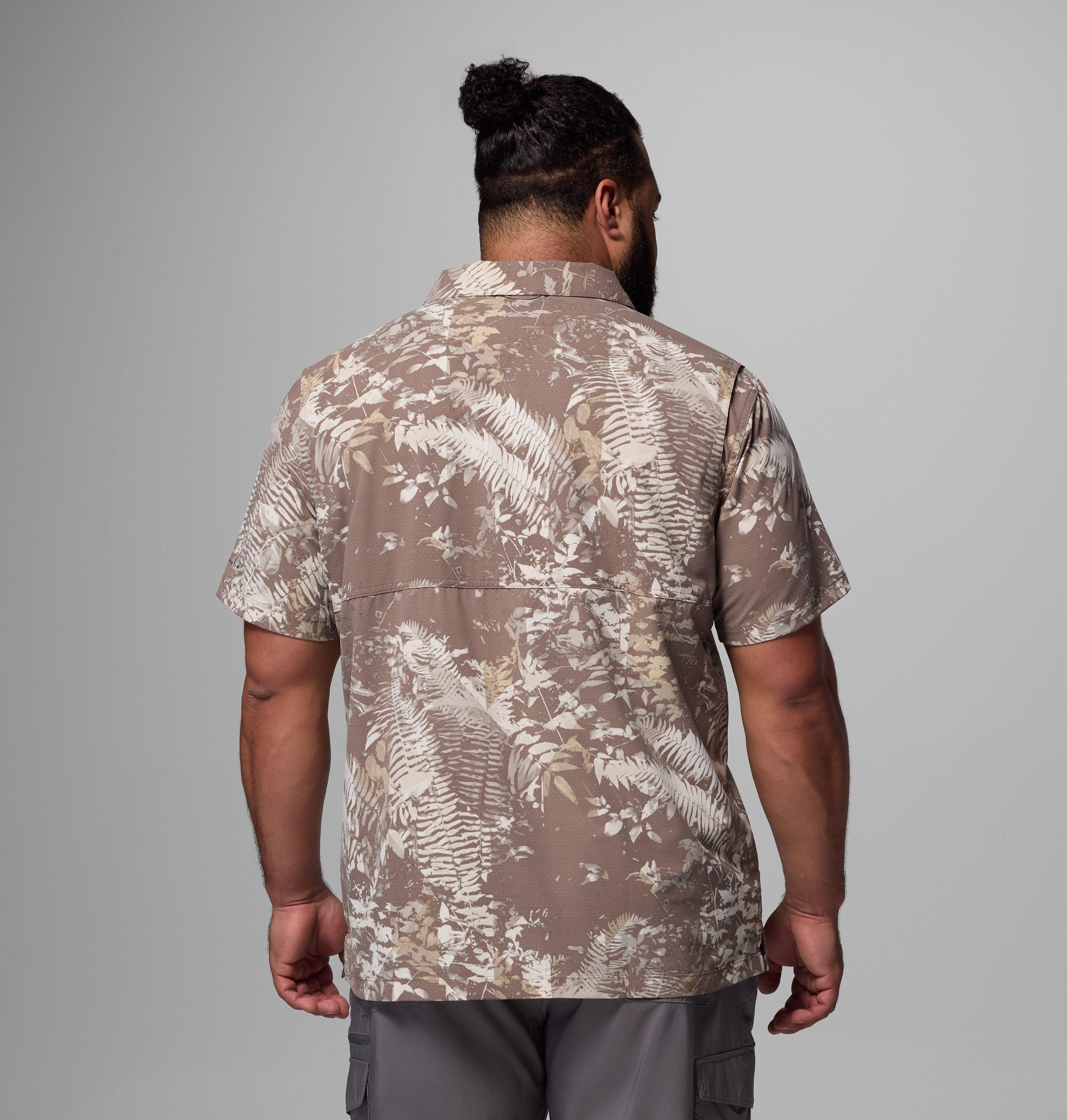 Men's Tech Trail™ Utility Printed Woven Short Sleeve Shirt - Big | 254 | 5X 3