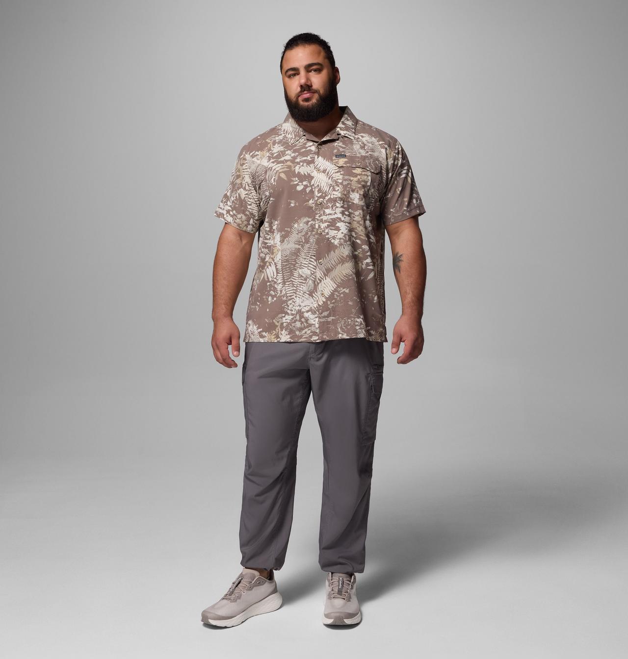 Men's Tech Trail™ Utility Printed Woven Short Sleeve Shirt - Big | 254 | 3X 2