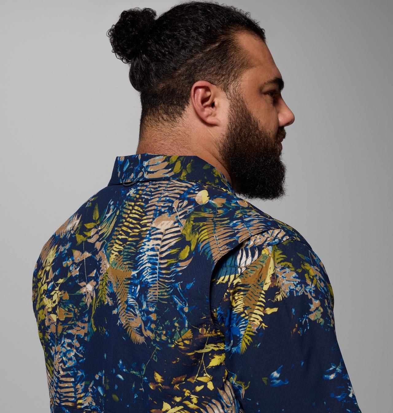 Men's Tech Trail™ Utility Printed Woven Short Sleeve Shirt - Big 6