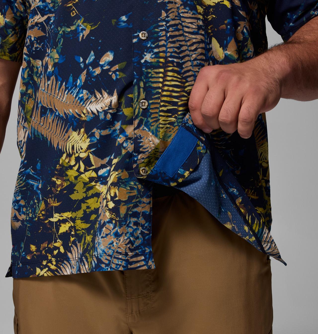 Men's Tech Trail™ Utility Printed Woven Short Sleeve Shirt - Big 7