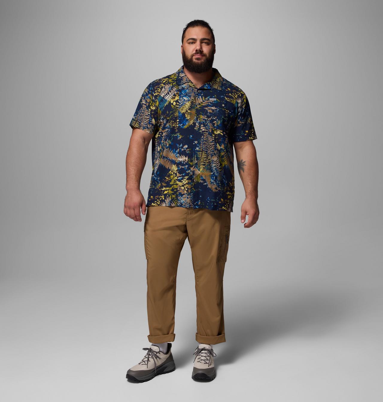 Men's Tech Trail™ Utility Printed Woven Short Sleeve Shirt - Big 2