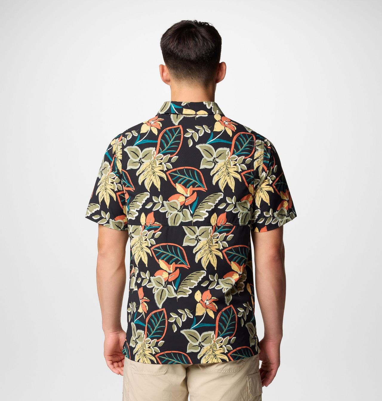 Men's Tech Trail™ Utility Printed Woven Short Sleeve Shirt - Tall | 010 | XLT 3