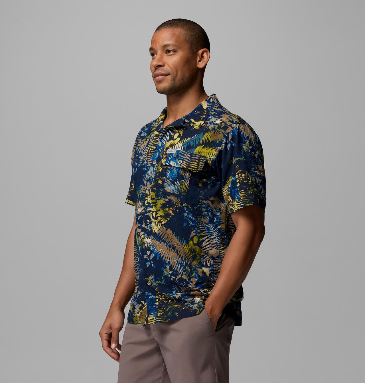 Homme Chemise tissée utilitaire à manches courtes imprimée Tech Trail™ - Grandes tailles 4