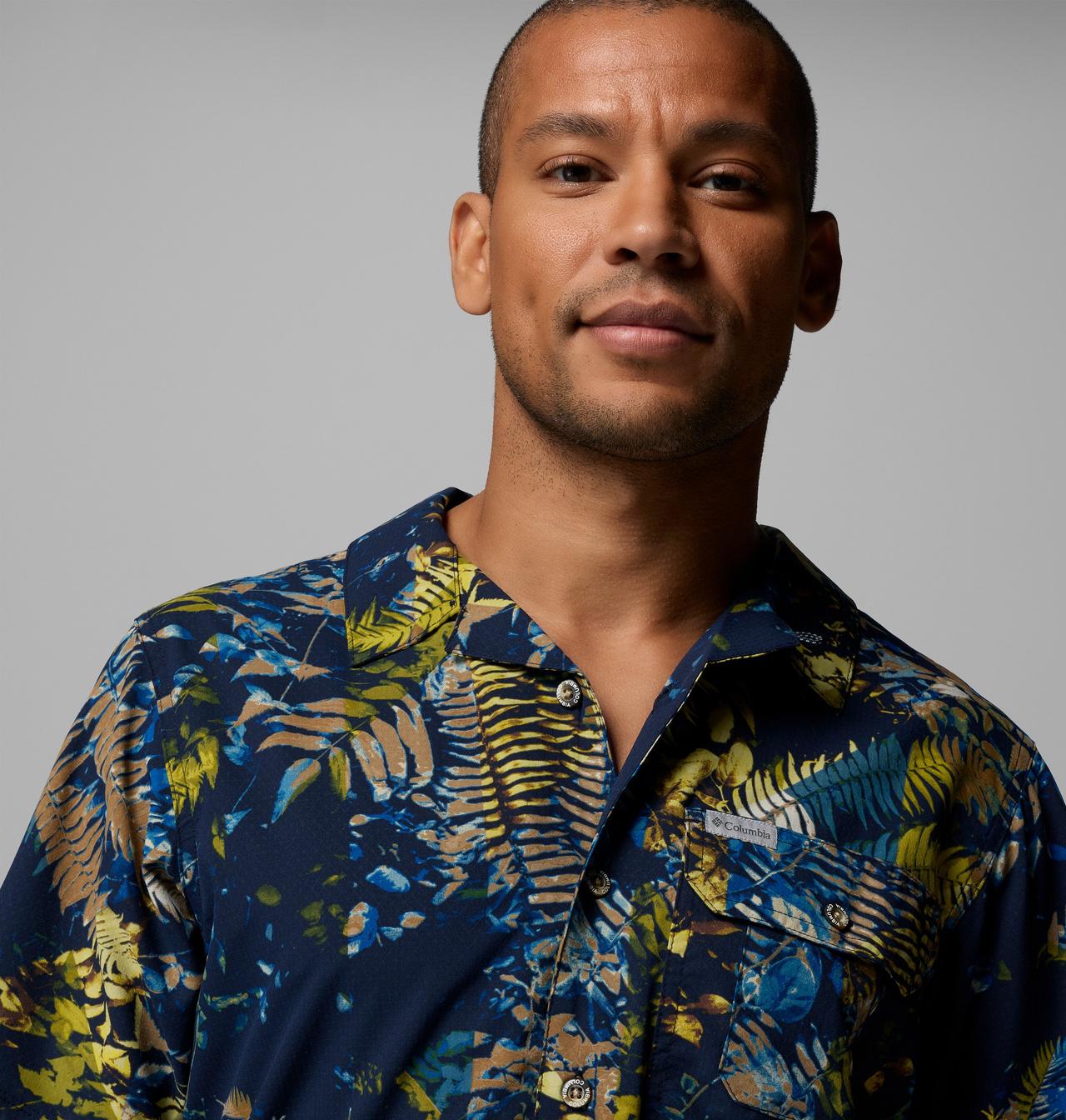 Homme Chemise tissée utilitaire à manches courtes imprimée Tech Trail™ - Grandes tailles 5