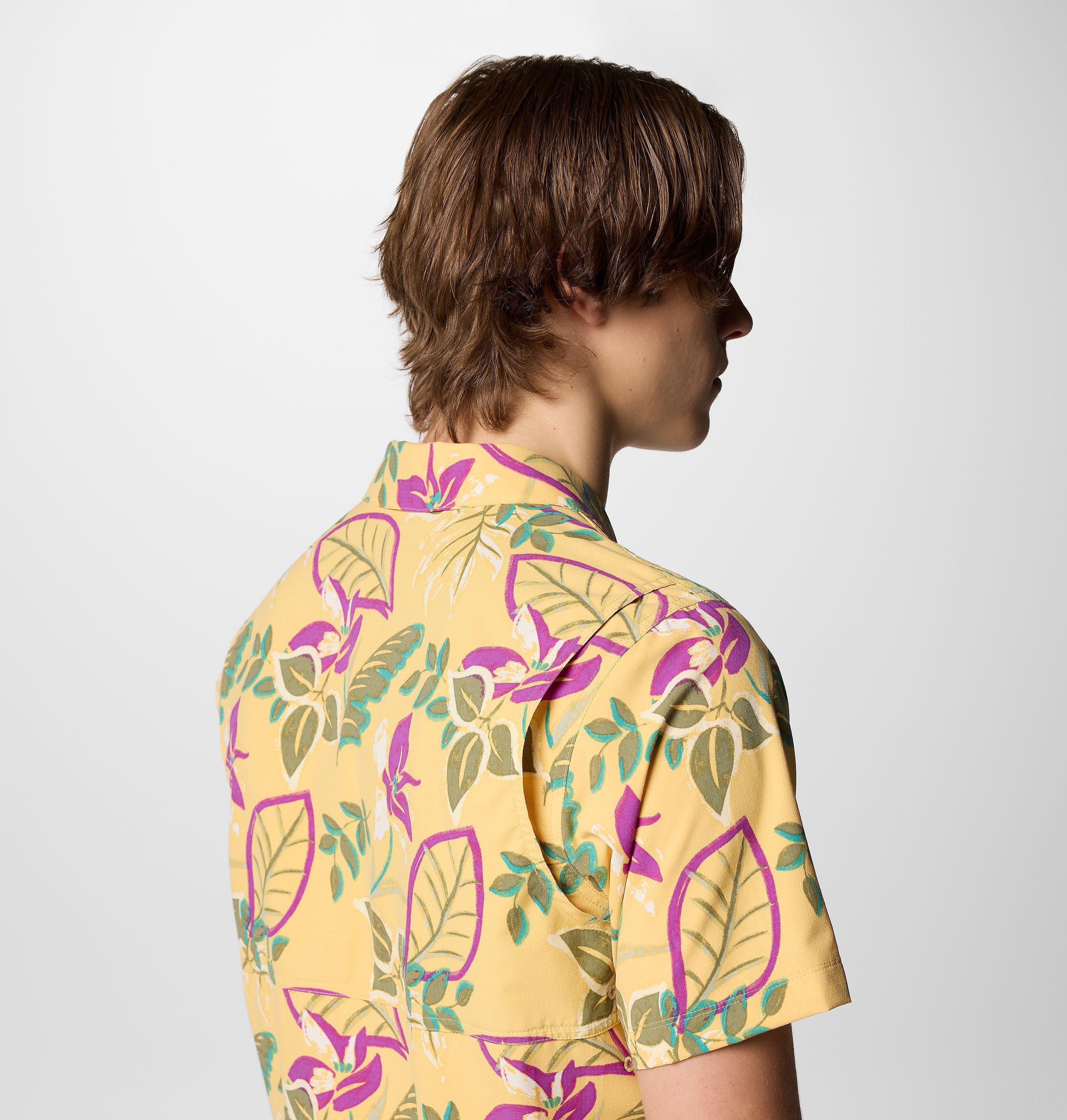Men's Tech Trail Utility Printed Woven Short Sleeve Shirt - Tall 6