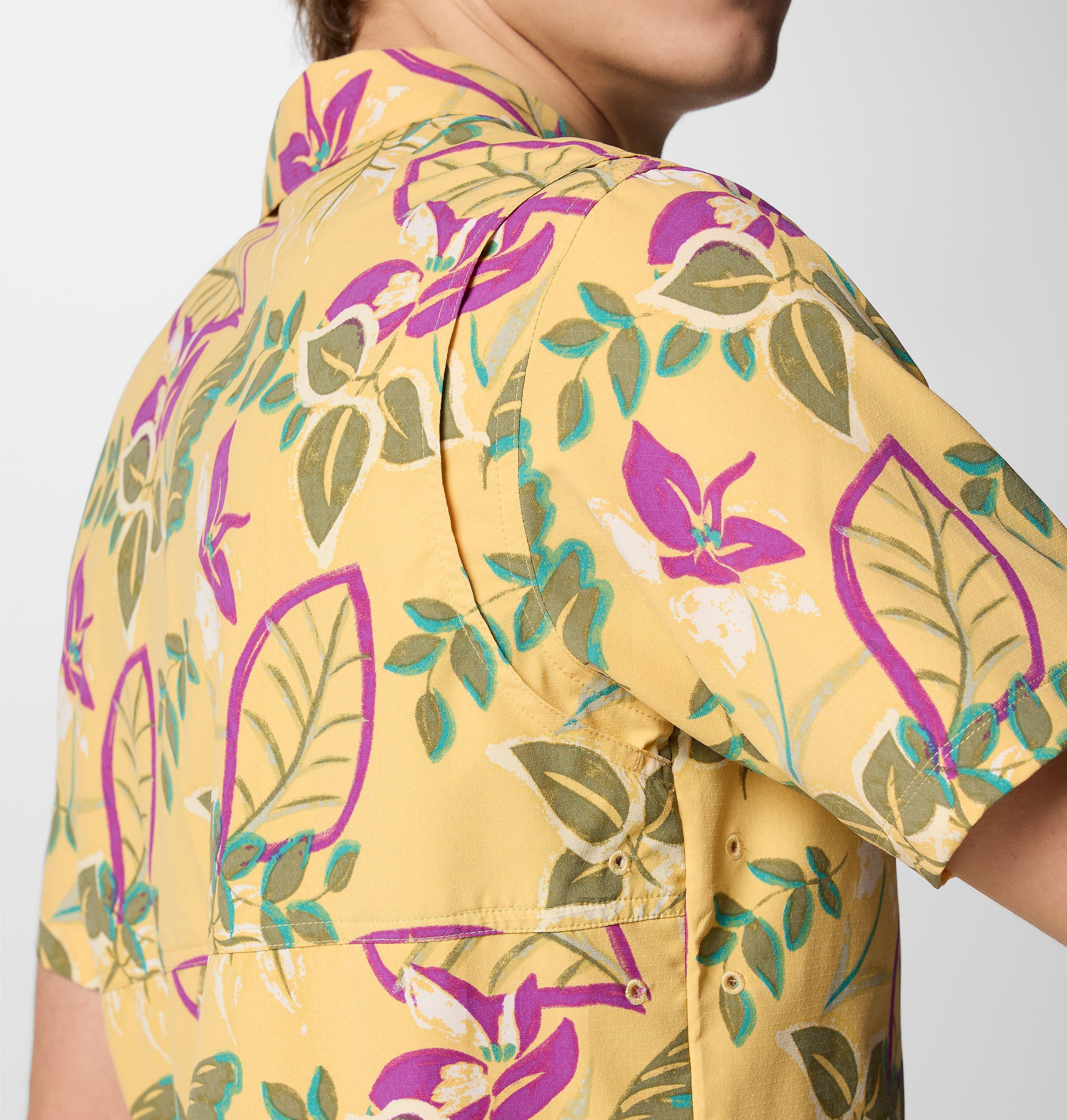 Men's Tech Trail Utility Printed Woven Short Sleeve Shirt - Tall 7