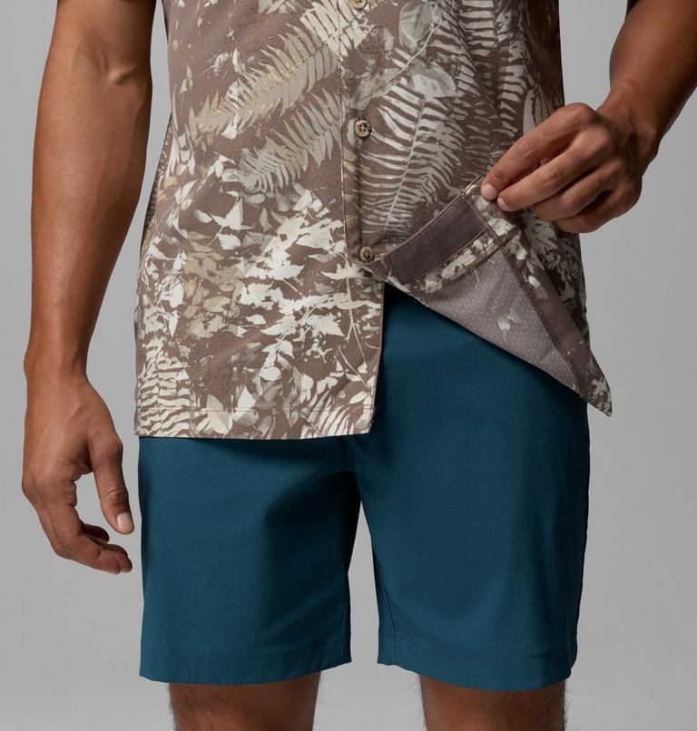 Camisa de manga corta con estampado Tech Trail Utility para hombre, Color: Iron, Geofern, image 6