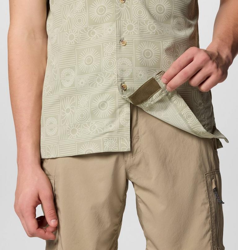 Tech Trail Utility Printed Woven SS, Color: Safari Blazing Trails, image 6