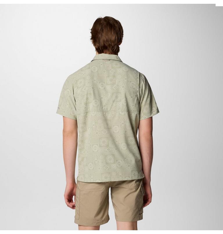 Tech Trail Utility Printed Woven SS, Color: Safari Blazing Trails, image 2