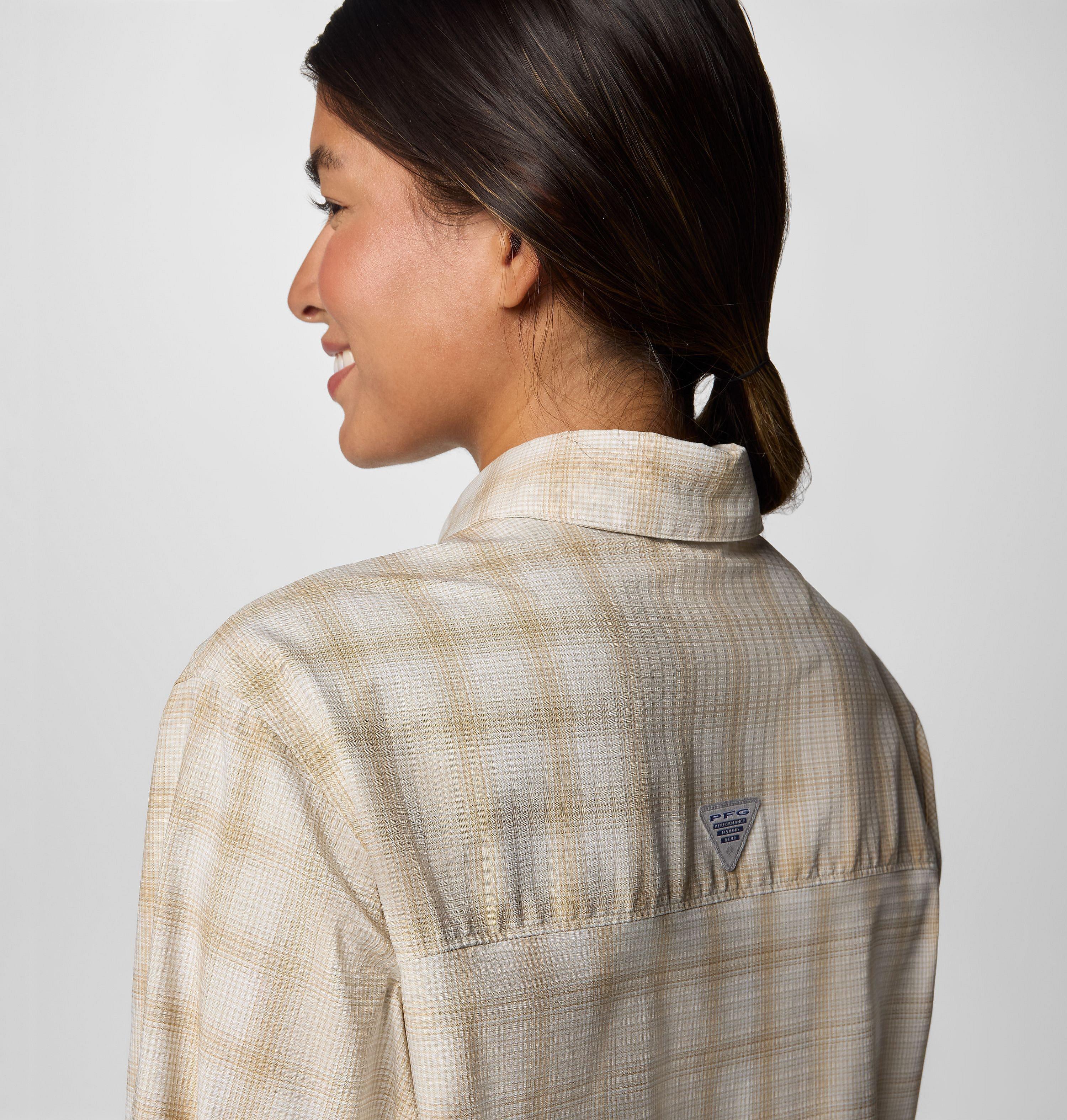 Women's PFG Wild Cast Performance Yarn Dye Long Sleeve Shirt 5