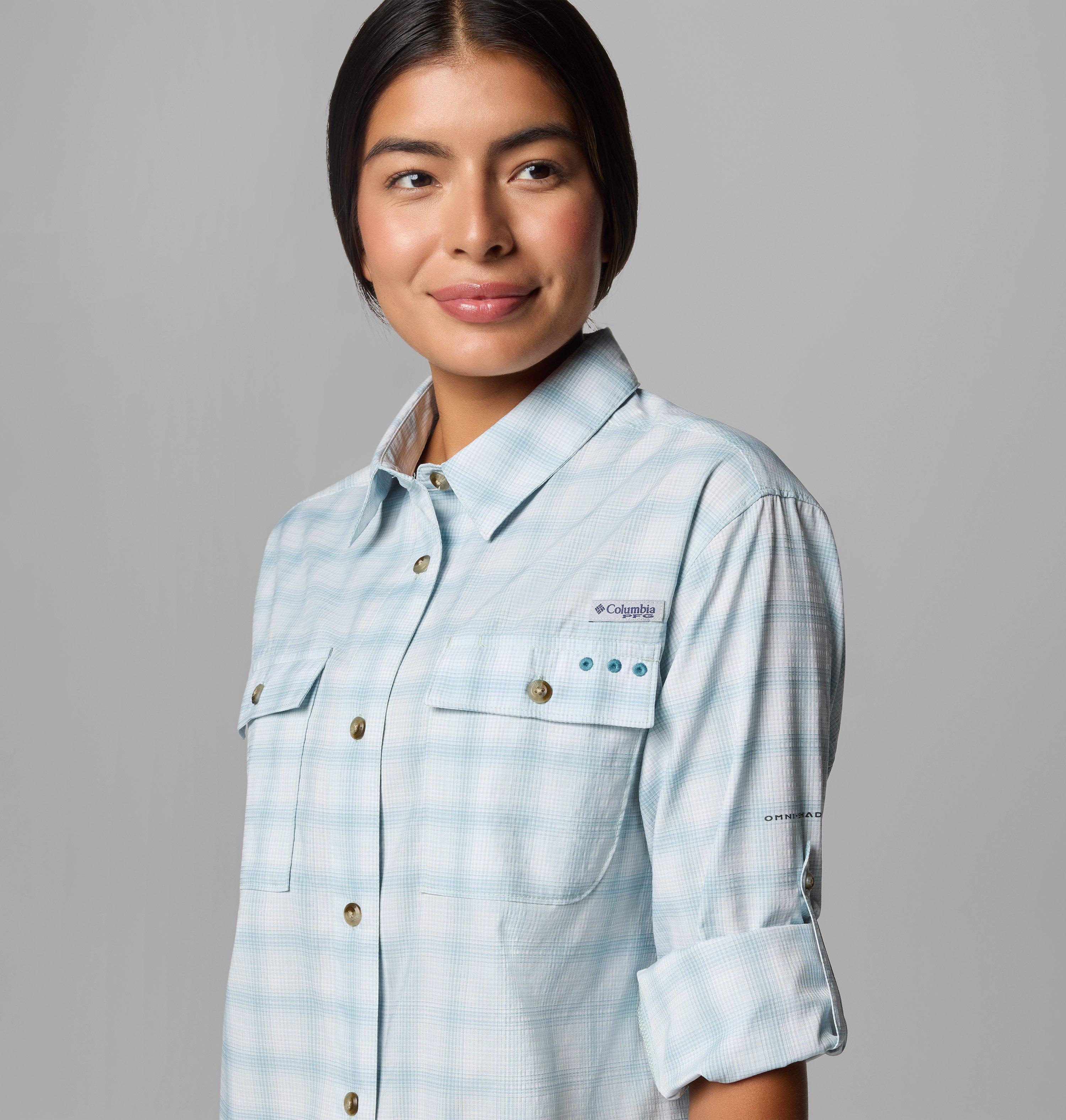 Women's PFG Wild Cast Performance Yarn Dye Long Sleeve Shirt 4