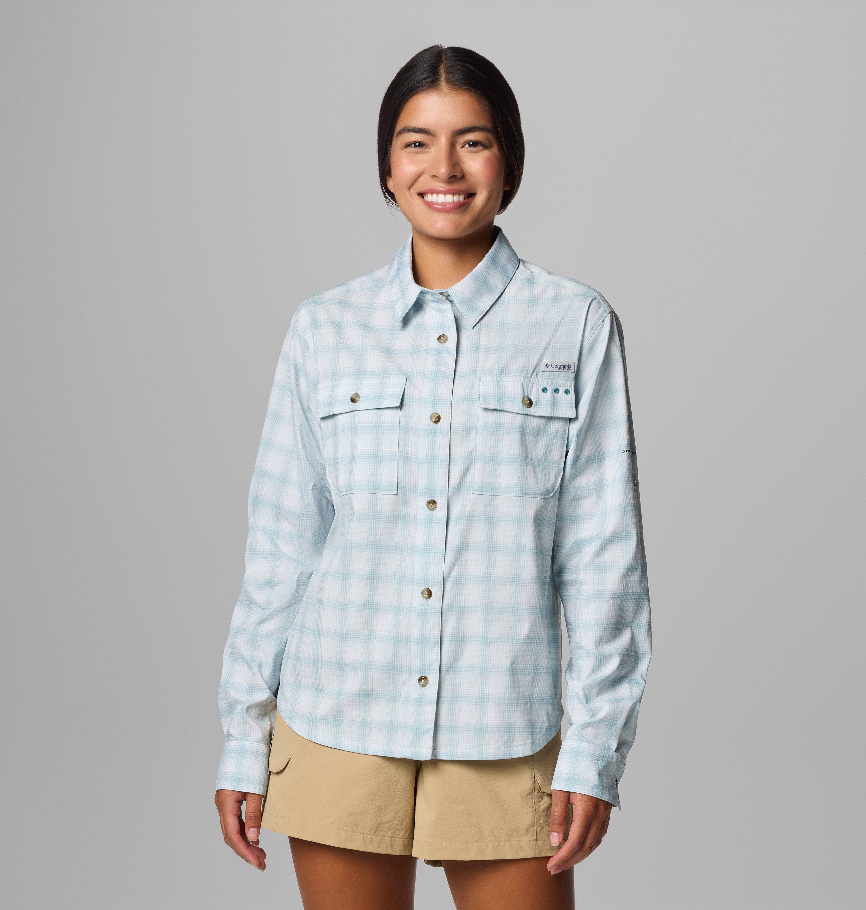 Women's PFG Wild Cast Performance Yarn Dye Long Sleeve Shirt 1