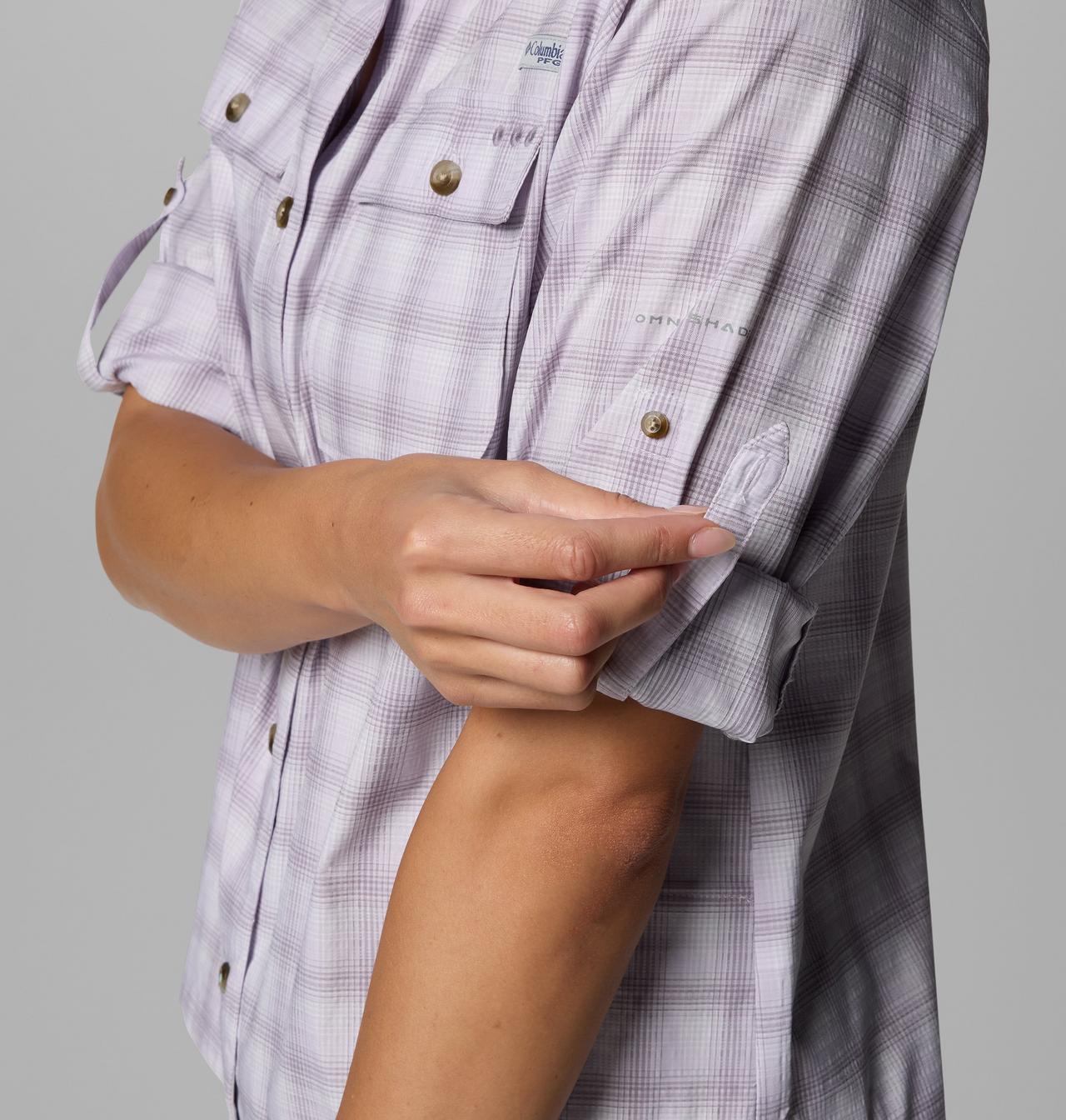 Women's PFG Wild Cast™ Performance Yarn Dye Long Sleeve Shirt | 551 | L 7