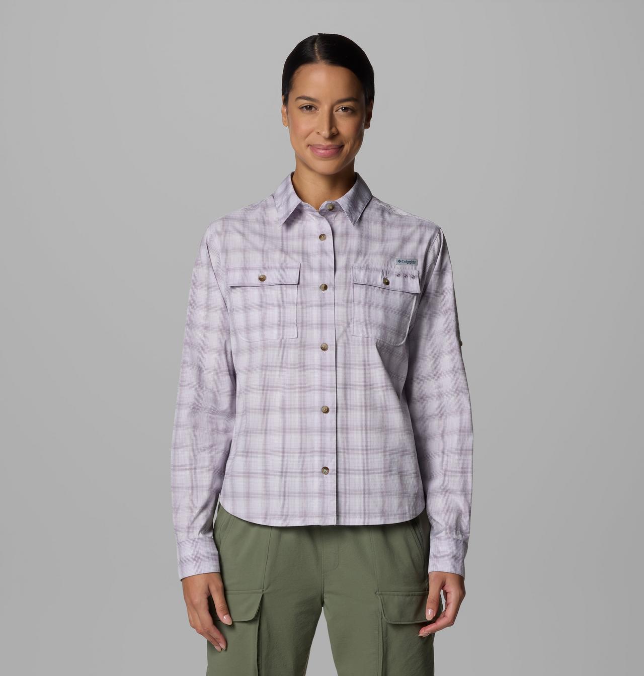Women's PFG Wild Cast™ Performance Yarn Dye Long Sleeve Shirt | 551 | L 1