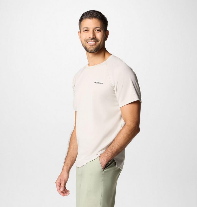 Men's Alpine Chill Pro Short Sleeve Crew Shirt, Color: Dark Stone, image 4