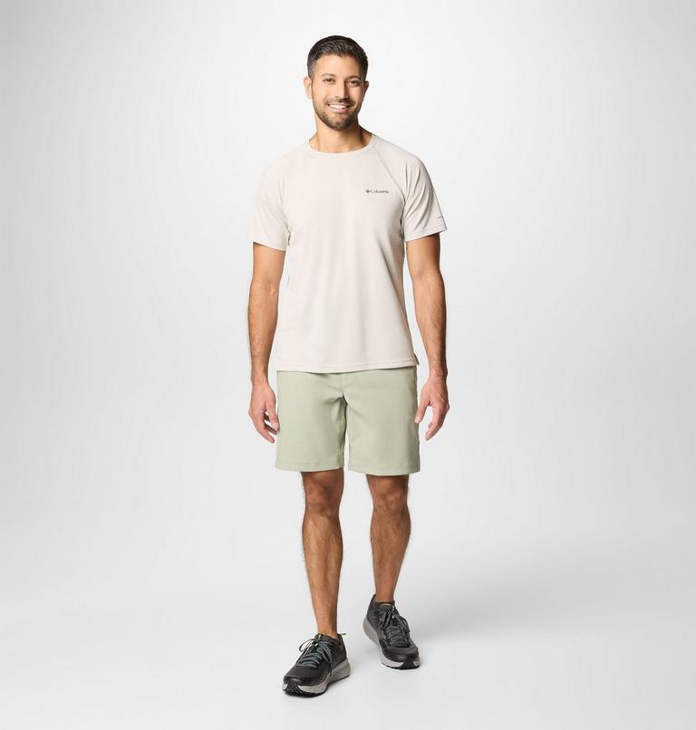 Men's Alpine Chill Pro Short Sleeve Crew Shirt, Color: Dark Stone, image 2