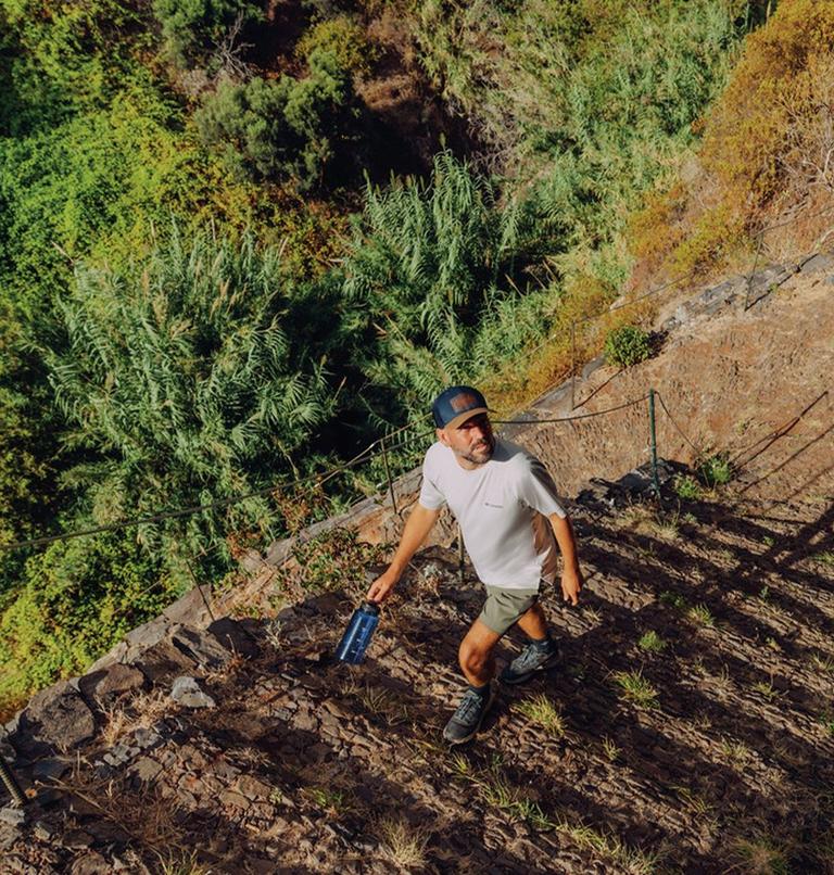 Men's Alpine Chill Pro Short Sleeve Crew Shirt, Color: Dark Stone, image 6