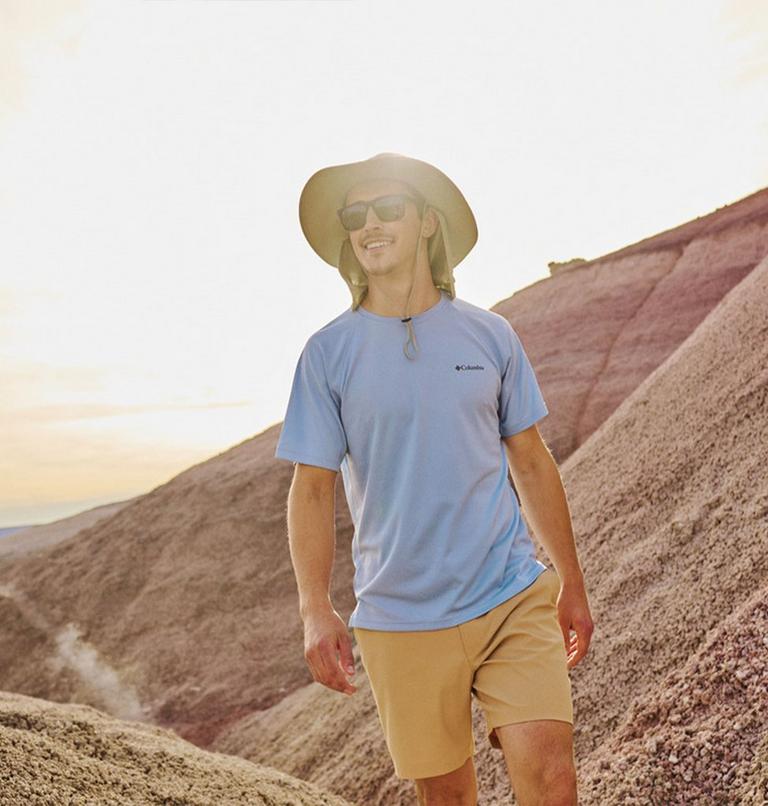 Men's Alpine Chill Pro Technical T-Shirt, Color: Ripple Blue, image 6
