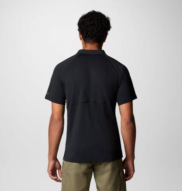Men's Alpine Chill Pro Technical Polo, Color: Black, image 2