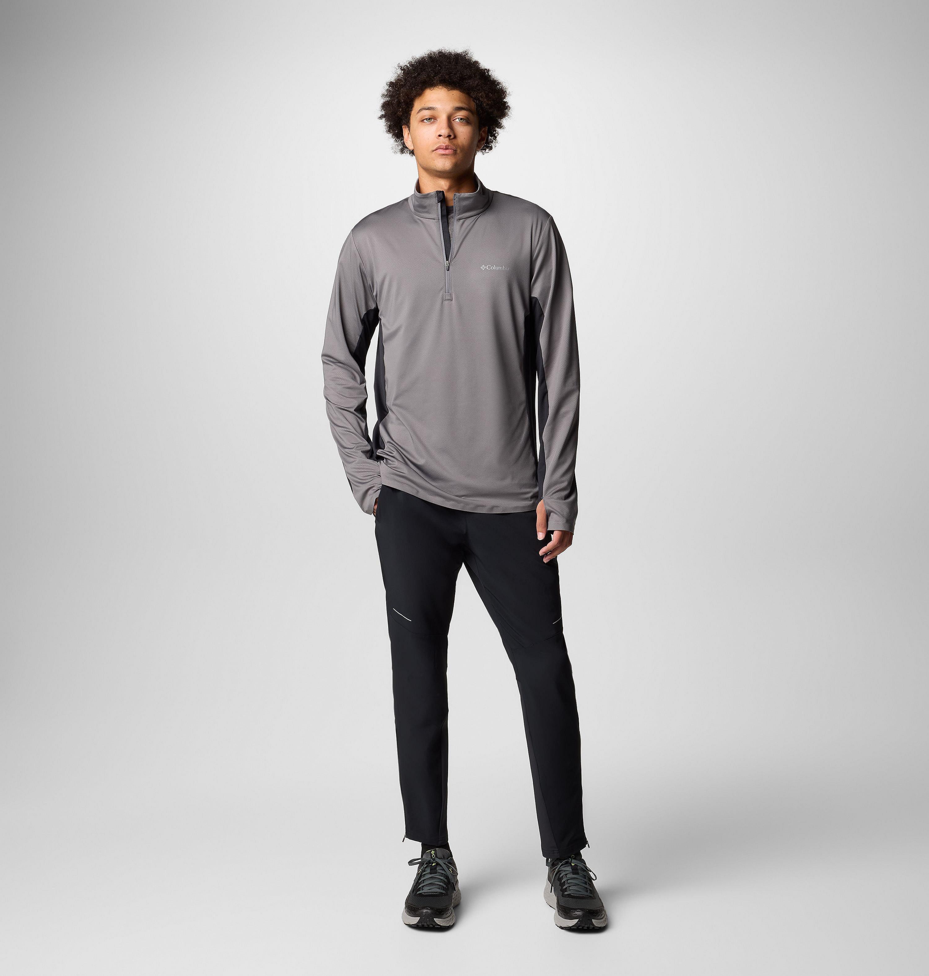 Men's Three Pitch Half Zip Shirt 2