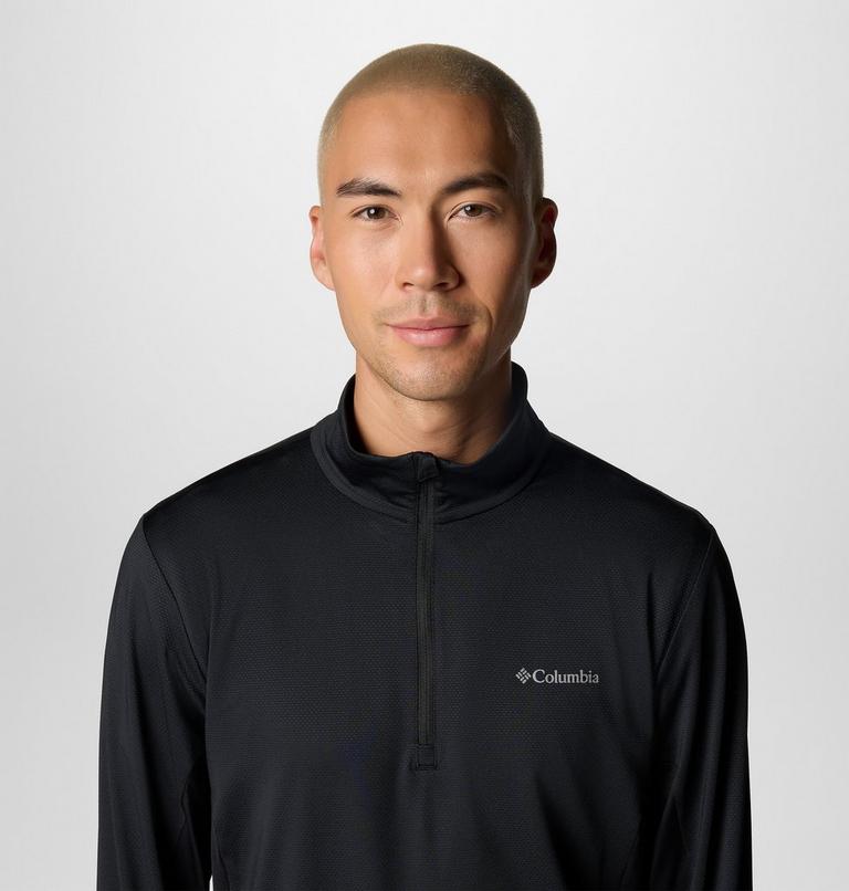 Three Pitch Half Zip, Color: Black, image 4