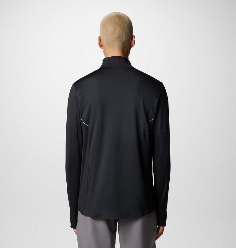 Three Pitch Half Zip, Color: Black, image 2