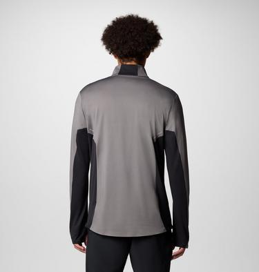 Three Pitch Half Zip, Color: City Grey, Black, image 2