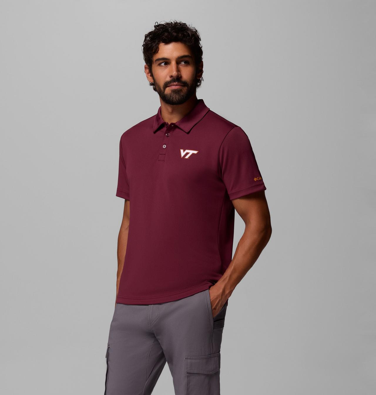 Men's Collegiate Fair Catch™ Polo - Virginia Tech 4
