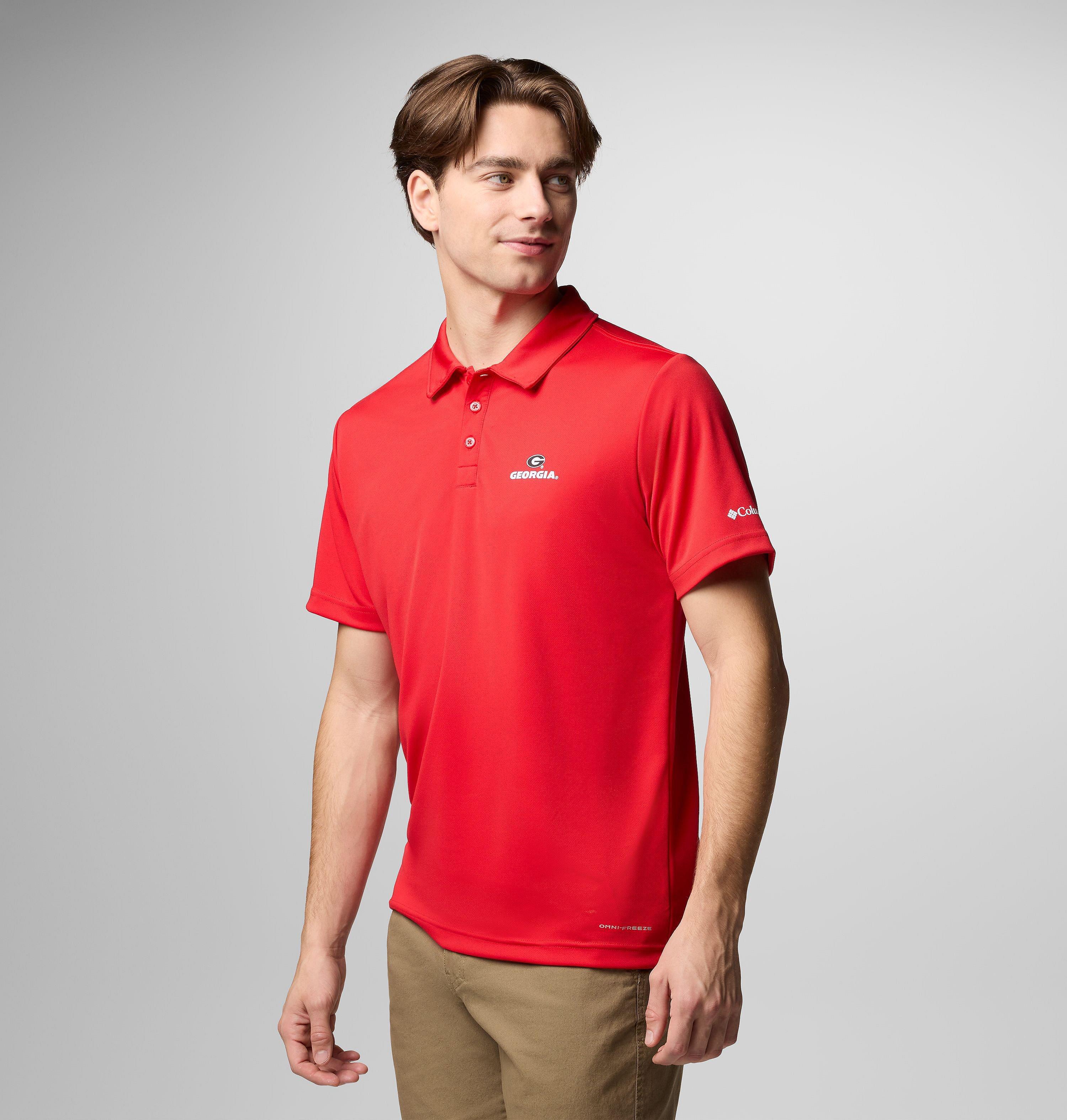 Men's Collegiate Fair Catch Polo - Georgia 3