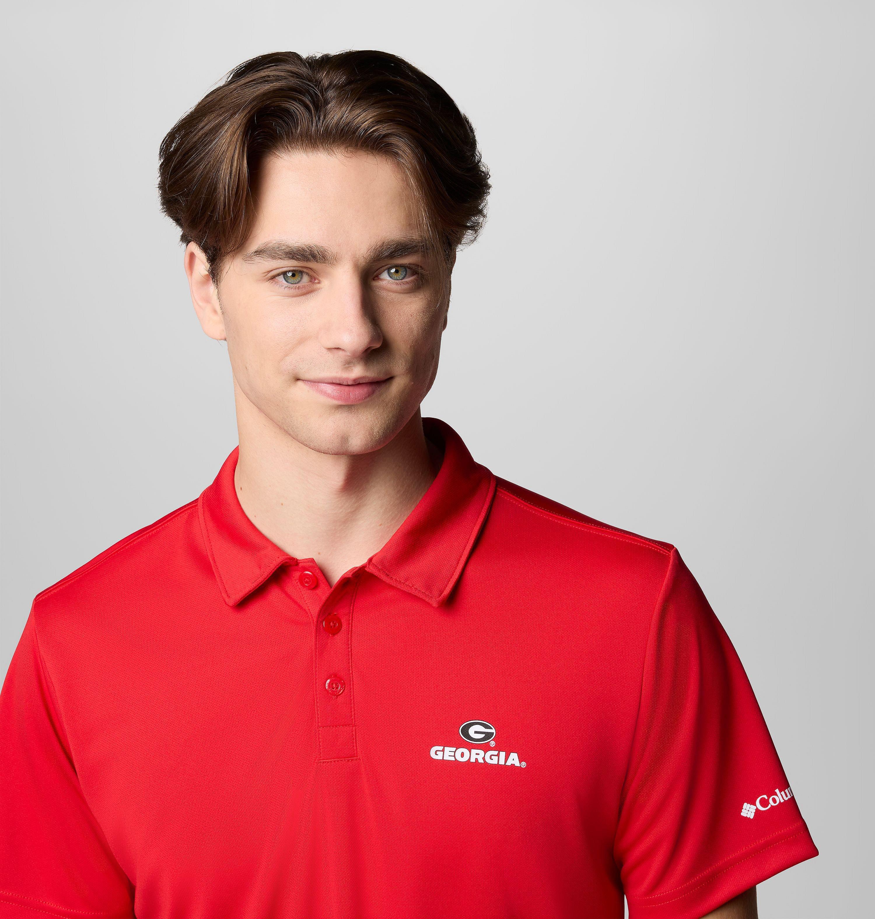 Men's Collegiate Fair Catch Polo - Georgia 4