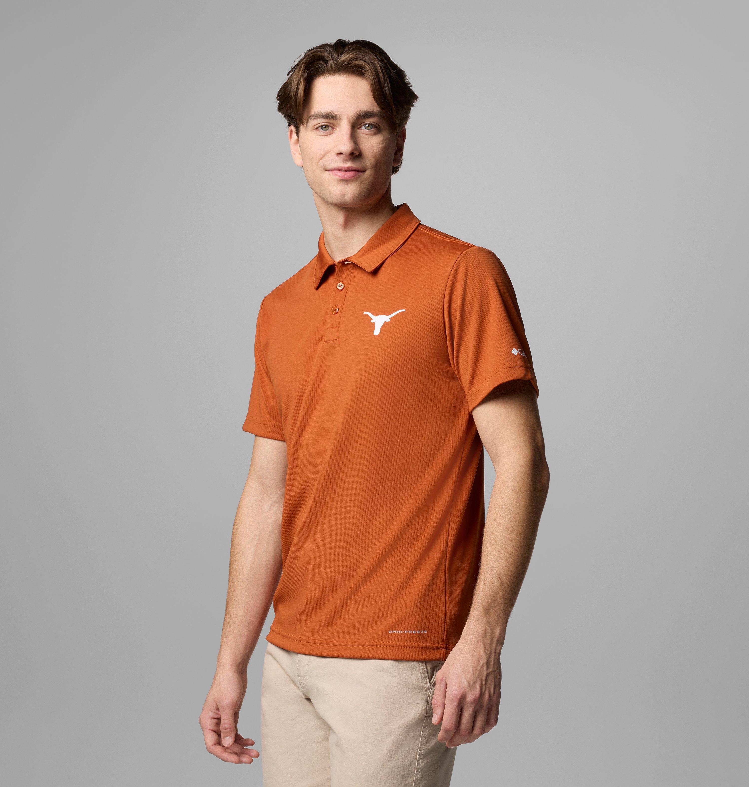 Men's Collegiate Fair Catch Polo - Texas 3