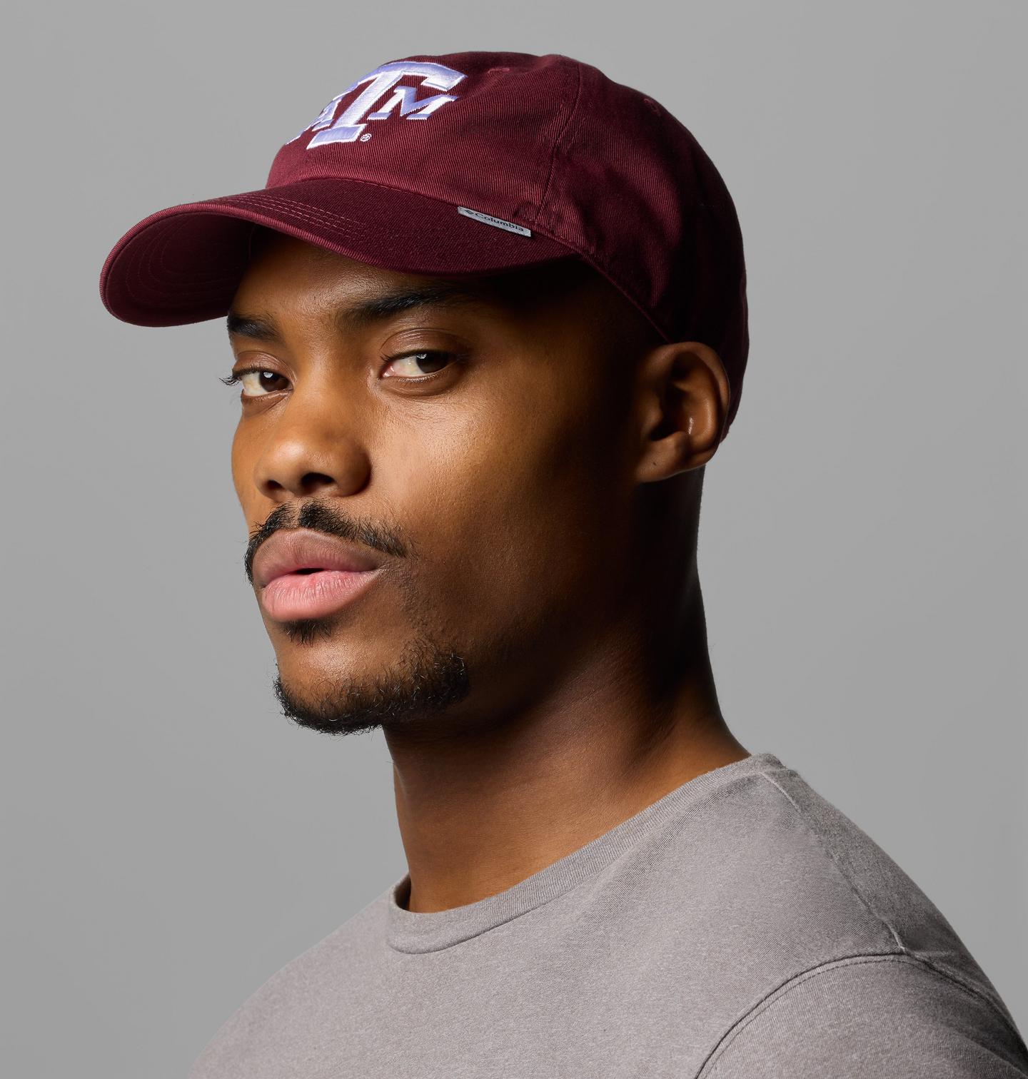 Кепка Columbia Collegiate Provisions Ball - Texas A&M, цвет: Глубокий тёмно-бордовый — фото 3